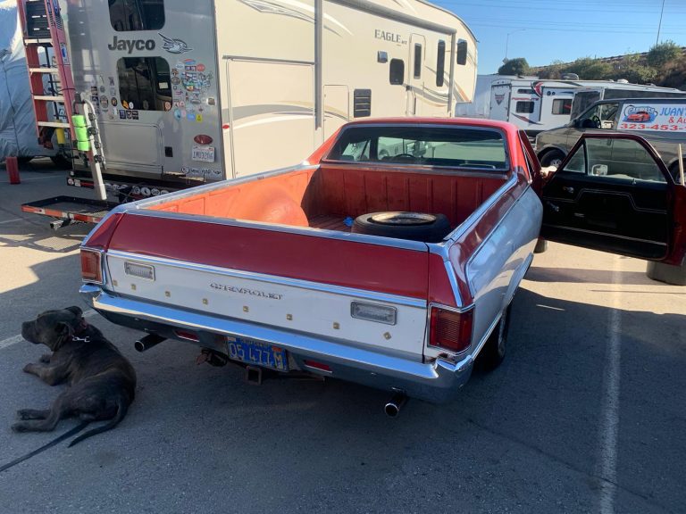 Chevrolet El Camino 1972 Heckansicht mit originaler Ladefläche