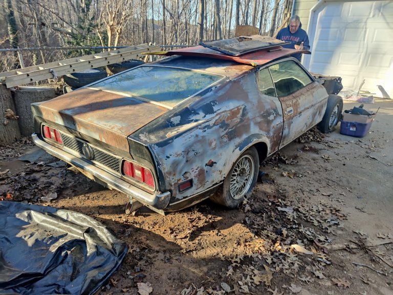 1971 Mustang Mach 1 Erstbesitzer-Fahrzeug Heckansicht