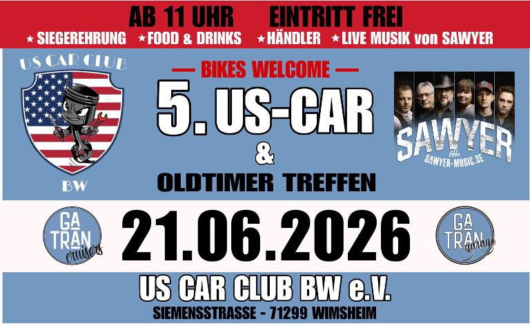 US-Car Treffen 2026 Flyer