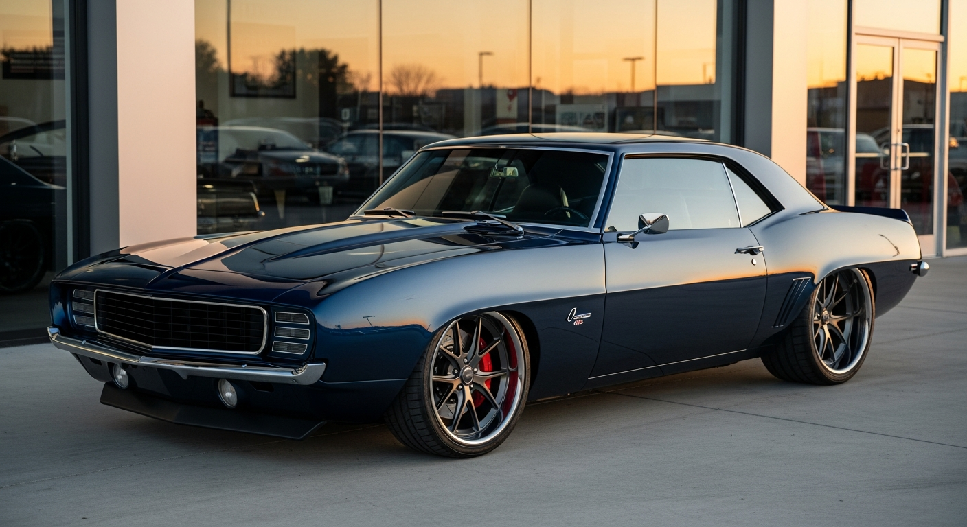 Finished US car restomod build