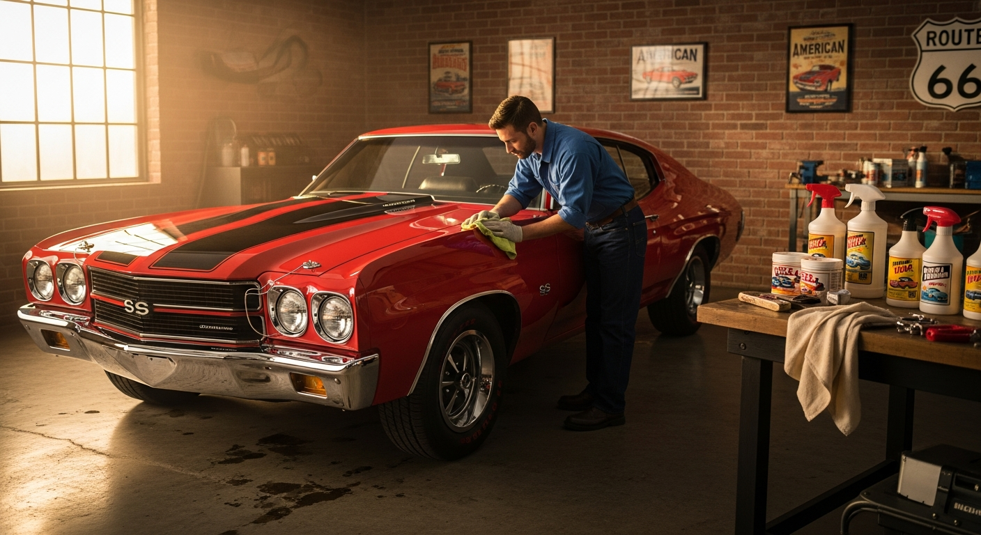 US-Fahrzeug Oldtimer Top Zustand halten