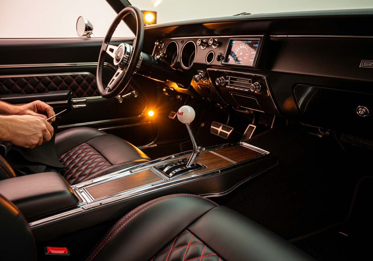 Custom US car interior craftsmanship