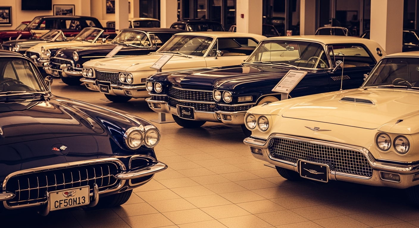 Faszinierende Einblicke in Vintagefahrzeuge